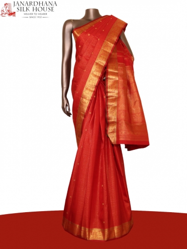 Bridal Vaira Oosi Kanjeevaram Silk Saree